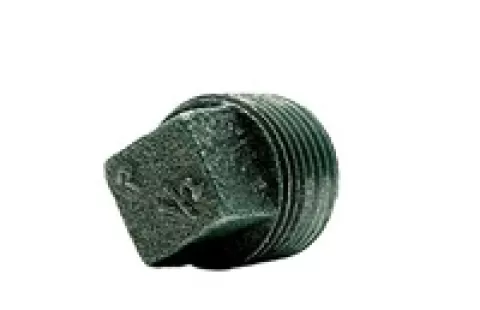 506158 1" SQ HEAD BLK MALL PLUG