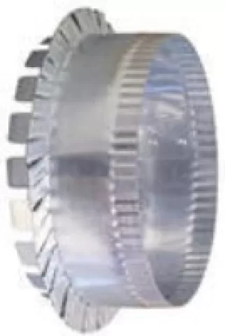 9" CRIMPED COLLAR W/1/2" FLANGE
#T255-9 9" CRIMPED COLLAR W/1/2" FLANGE
#T255-9