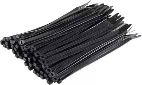 13754 11" BLACK CABLE TIES 50PK