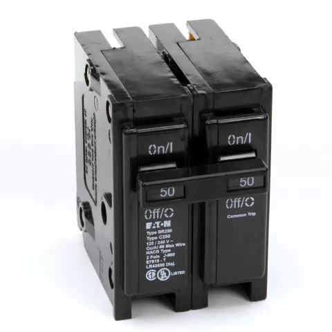 18131 EATON "BR" 20AMP TWO POLE
CIRCUIT BREAKER 