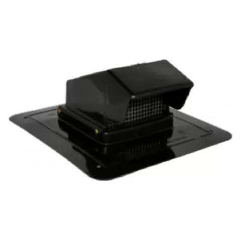 RCV4BK 4" BLACK PLASTIC ROOF CAP
VENT (NO STEM) RCV4BK 4" BLACK PLASTIC ROOF CAP
VENT (NO STEM)