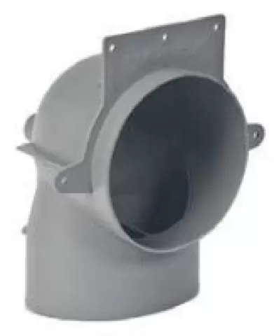 99-WF4 4" EASY AIR PLASTIC ELBOW