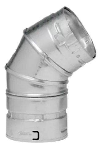 6M45/60 6" B-VENT 45/60DEG ELBOW