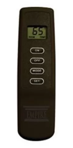 FRBTC2 BATTERY OPERATED REMOTE
W/THERMOSTAT FOR EMPIRE TAHOE
FIREPLACES FRBTC2 BATTERY OPERATED REMOTE
W/THERMOSTAT FOR EMPIRE TAHOE
FIREPLACES
