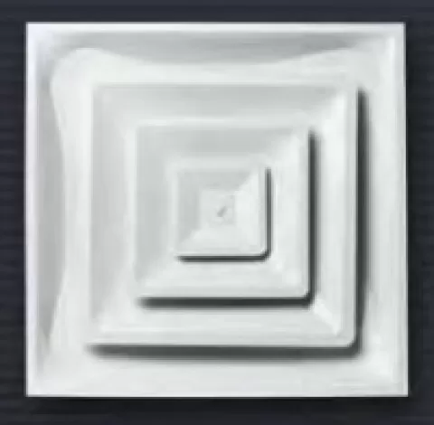 L3C8 2X2 CEILING DIFFUSER W/8"
COLLAR L3C8 2X2 CEILING DIFFUSER W/8"
COLLAR