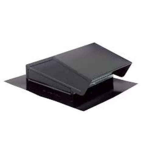 634 BROAN 6", 8",OR 3-1/4"X10"
BLACK METAL ROOF CAP