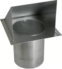 11088 4"X11" HD GALVANIZED FRESH
AIR INTAKE W/SCREEN