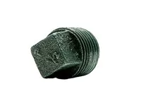 506158 1" SQ HEAD BLK MALL PLUG
