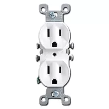 16573 STANDARD DUPLEX RECEPTACLE
WHITE