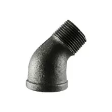 505819 3/4" BLK MALL 45DEG STREET
ELBOW