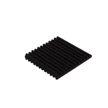 200528 3"X3"X3/8" ALL RUBBER PAD