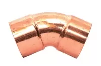 200142 3/4" O.D. 45DEG COPPER ELBOW