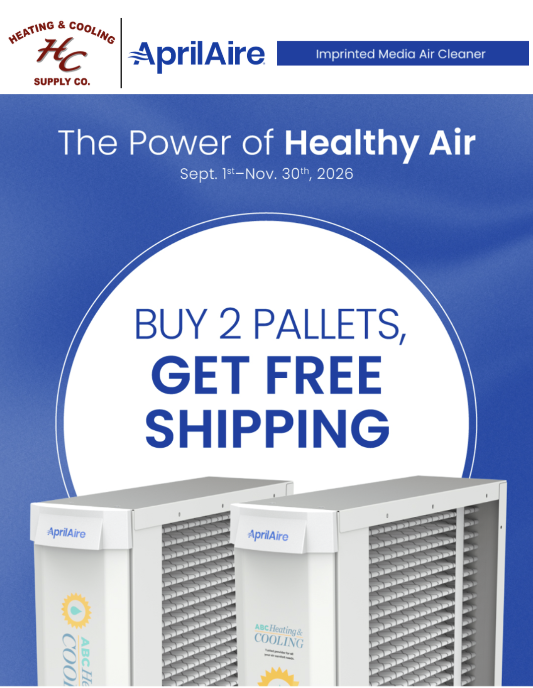 Imprinted Media Air Cleaner